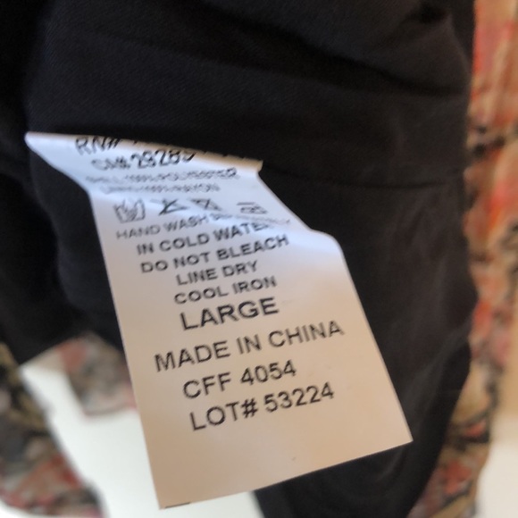 Elan Floral Skirt Size Large - Picture 7 of 7